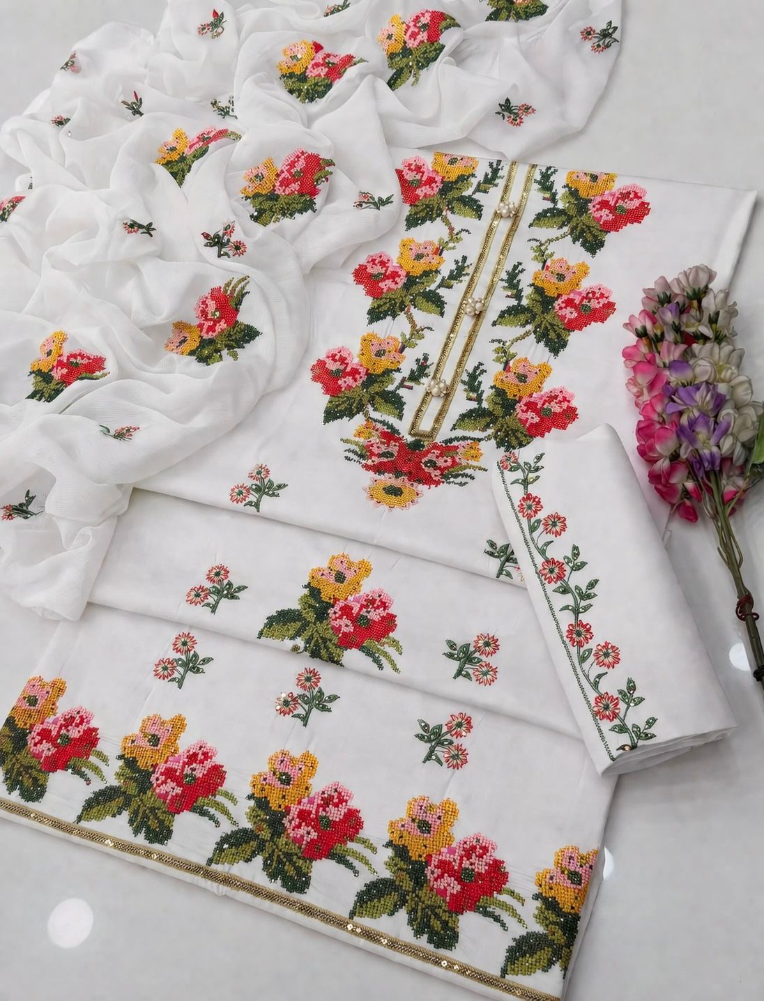 3MM Sequence Sitara Canvas Cross Stitch Eid Collection