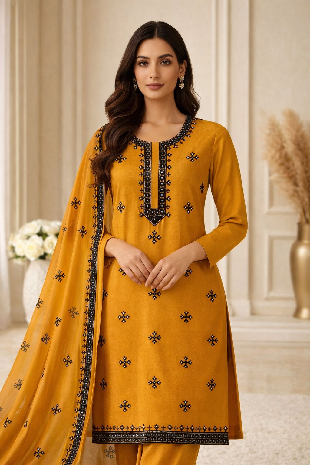 Sitara Rocket Gala Embroidered Lawn 3PC Suit