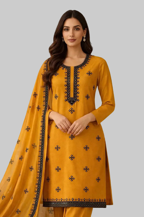 Sitara Rocket Gala Embroidered Lawn 3PC Suit