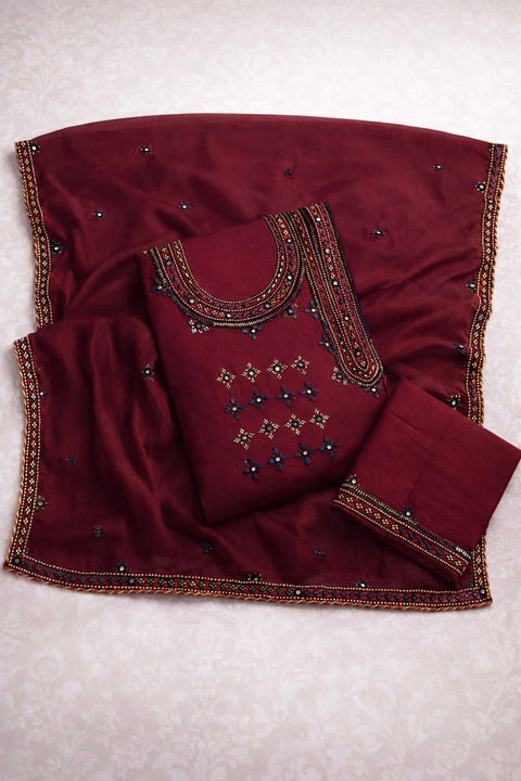 Original Balochi Mirror Work Angrakha 3PC Suit