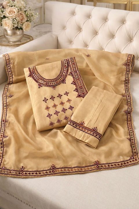 Original Balochi Mirror Work Angrakha 3PC Suit