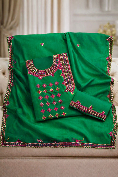 Original Balochi Mirror Work Angrakha 3PC Suit