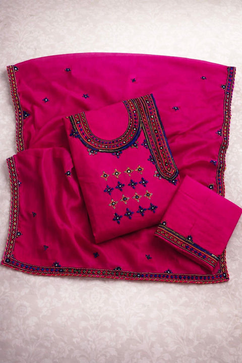 Original Balochi Mirror Work Angrakha 3PC Suit