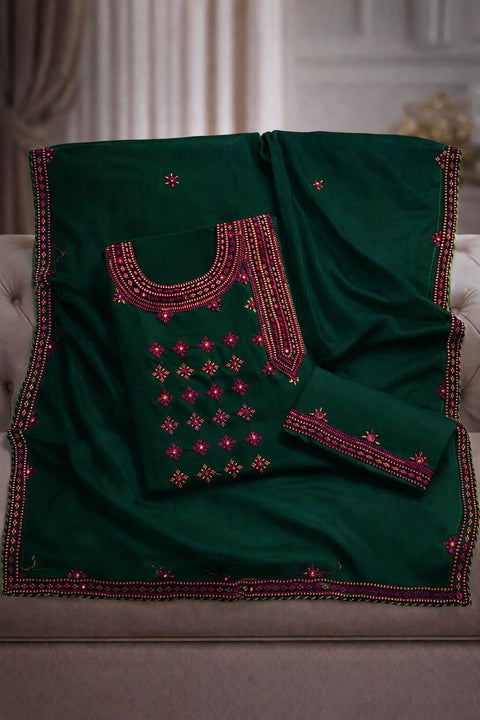Original Balochi Mirror Work Angrakha 3PC Suit