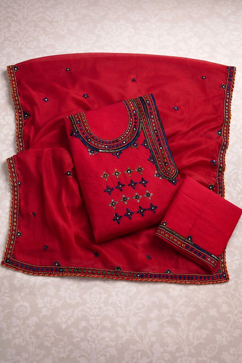 Original Balochi Mirror Work Angrakha 3PC Suit