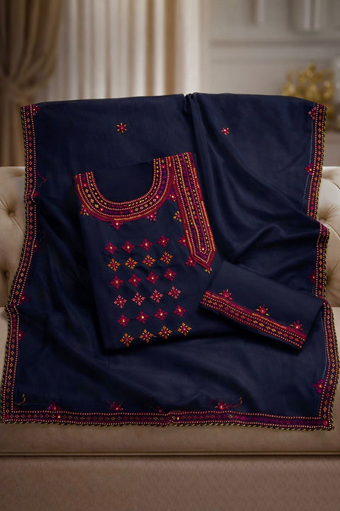 Original Balochi Mirror Work Angrakha 3PC Suit