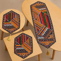 Antique Multi Sitara Embroidered Sofa Table Mats 3PC Set ✨