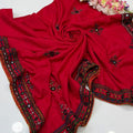 Fancy Balochi Bareekh Needle Work Shawl
