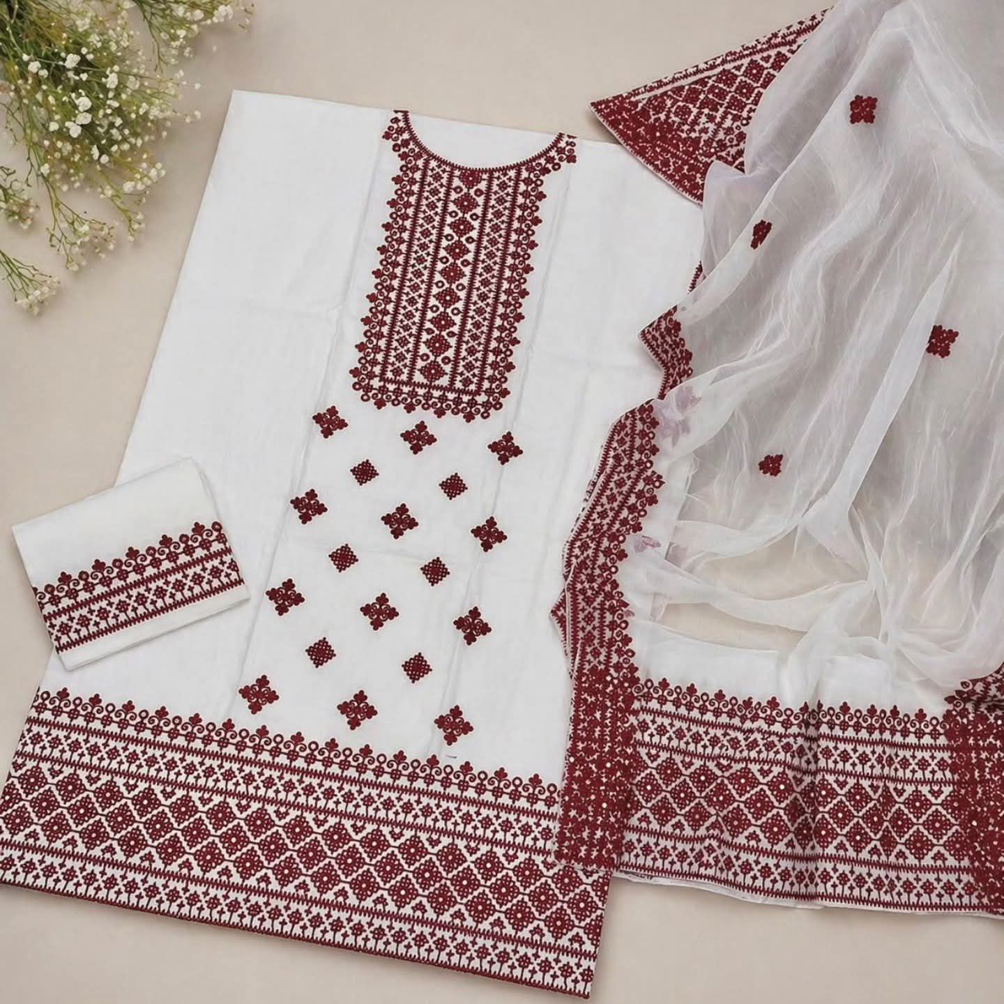 Hurmucha Style Embroidered 3Pc Collection ✨