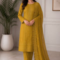 Shiffile Bouring Chikankari Embroidered 3PC Dress